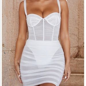 Oh prolly White mesh dress